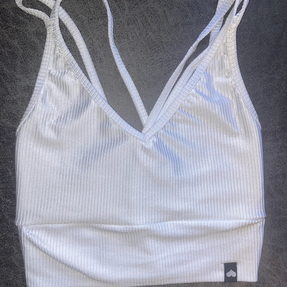 Booty by Brabants - silver/white tank top